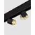 Spot LED reglabil, sina magnetica Nova Luce Ultra Slim, 10W, dimabil, alama-negru