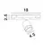 Spot LED sina magnetica Nova Luce Ultra Slim, 5W, 3000K, negru
