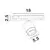 Spot LED sina magnetica Nova Luce Ultra Slim, 10W, 4000K, alama-negru
