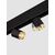 Spot LED sina magnetica Nova Luce Ultra Slim, 5W, 3000K, alama-negru