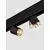 Spot LED sina magnetica Nova Luce Ultra Slim, 5W, 4000K, alama-negru
