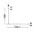Profil LED suspendat Nova Luce Lina, 40W, 3000K, 2800 lumeni, L1200 mm, negru