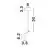 Element de alimentare suspendat profil LED integrat, Nova Luce Lina, 300mm, negru