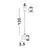Element de alimentare suspendat profil LED integrat, Nova Luce Lina, 1.2m, negru