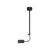 Element de alimentare suspendat profil LED integrat, Nova Luce Lina, 300mm, negru