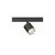 Spot LED sina magnetica Nova Luce Ultra Slim, 5W, 3000K, alama-negru