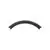 Sina magnetica circulara incastrata Nova Luce Breda Flexible Curve, R45, negru