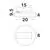 Plafoniera LED Nova Luce Perfect, 20W, 2700K-6000K CCT, D200 mm, alb, dimabil, telecomanda