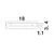 Corp iluminat LED sina magnetica Nova Luce Ultra Slim, 6W, dimabil, negru