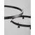 Sina magnetica LED suspendata Nova Luce Breda Flexible Sonik, 100W, D120, negru