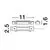 Element alimentare sina magnetica Nova Luce Buxton L, negru