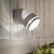 Aplica LED, exterior, Ideal Lux Omega, 7W, 3000K, 90xmm, alb, IP54, 285474