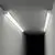 Profil colt banda LED, Ideal Lux Slot, 1000x16x16mm, alb, 126548