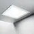 Spot fix LED incastrat Ideal Lux Groove, 30W, 3000K, 227x227mm, alb, IP20, 124025