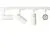 Proiector LED, sina, Ideal Lux Smile, 30W, 3000K, 80x285mm, alb, 190051