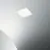 Spot fix incastrat Ideal Lux Samba, 1xGU10, 100x100mm, gips, alb, IP20, 150291