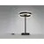 Veioza LED Schuller Helia, 0W, opal-negru mat