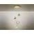 Pendul cristal  Schuller Priscila, 4xG9, auriu perlat