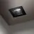 Rama spot, incastrata, Ideal Lux Dynamic, 100x100x38mm, negru, 208732
