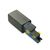 Element de conectare sina, Ideal Lux Link Trimless, 140x35x34mm, negru, 246536
