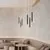 Pendul tip spot LED, sina magnetica, Ideal Lux Ego Pendant, 12W, 3000K, 40x2600mm, negru, 303574
