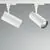 Proiector LED, sina, Ideal Lux Smile, 20W, 3000K, 80x285mm, alb, 189833