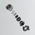 Rama spot, incastrat, Ideal Lux Dynamic, 95x38mm, negru, 208701