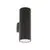 Aplica exterior, Ideal Lux Gun, 2xE27, 110x150x310mm, negru, IP54, 092317