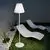 Lampadar gradina, Ideal Lux Itaca, 1xE27, 390x1695mm, alb, IP44, 180953
