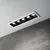 Spot fix LED incastrat Ideal Lux Lika Trim, 12W, 3000K, 146x48x45mm, alb-negru, IP20, 206219