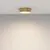 Plafoniera LED Maytoni Zon, 24W, 3000K, 60x220 mm, auriu