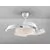 Plafoniera cu ventilator LED Schuller Enzo, 36W, alb-alb mat-opal, dimabil