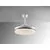 Plafoniera cu ventilator LED Schuller Vento, 36W, alb opal-maro, dimabil, telecomanda