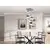 Pendul LED Schuller Sphere, 54W, alb-auriu-cupru-nichel satinat, dimabil, telecomanda
