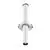 Spot mobil LED, incastrat, telescopic, Maytoni Focus T 2, 6W, 3000K, 30x40/300mm, alb