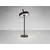 Veioza LED Schuller Gong, 2.5W, alb opal-negru