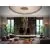 Pendul LED Schuller Rocio, 182W, alb-auriu roz, dimabil, telecomanda