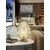 Veioza cristal  Schuller Ovila, 1xE27, coniac-crom-transparent, dimabil