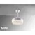 Plafoniera cu ventilator LED Schuller Vento, 24W, alb antic-opal, dimabil