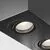 Spot mobil, aplicat, Maytoni Atom, 2xGU10, 200x100x115mm, negru