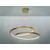 Pendul LED Schuller Eternity, 64W, alama-auriu, dimabil