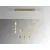 Pendul LED Schuller Twist, 30W, alama-auriu