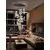 Pendul LED Schuller Velos II, 63W, alama-alb-transparent, dimabil, telecomanda