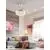 Plafoniera cu ventilator LED Schuller Vento, 24W, alb antic-opal, dimabil