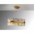 Pendul LED Schuller Grace, 80W, alama-auriu