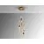 Pendul LED Schuller Twist, 30W,  3x, alama-auriu