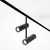 Spot mobil LED, sina magnetica, Maytoni Elti Duo, 2x12W, 3000K, 52x362mm, negru