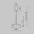 Pendul tip spot, LED, Maytoni Plato, 12W, 3000K, 185x350/1950mm, alama