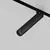 Spot mobil LED, sina magnetica Exility, Maytoni Focus T, 6W, 3000K, 30x225mm, negru