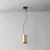 Pendul tip spot, LED, Maytoni Efir, 15W, 3000K, 75x180/1200mm, auriu mat, IP44